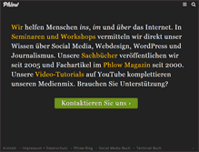 Tablet Screenshot of phlow.net